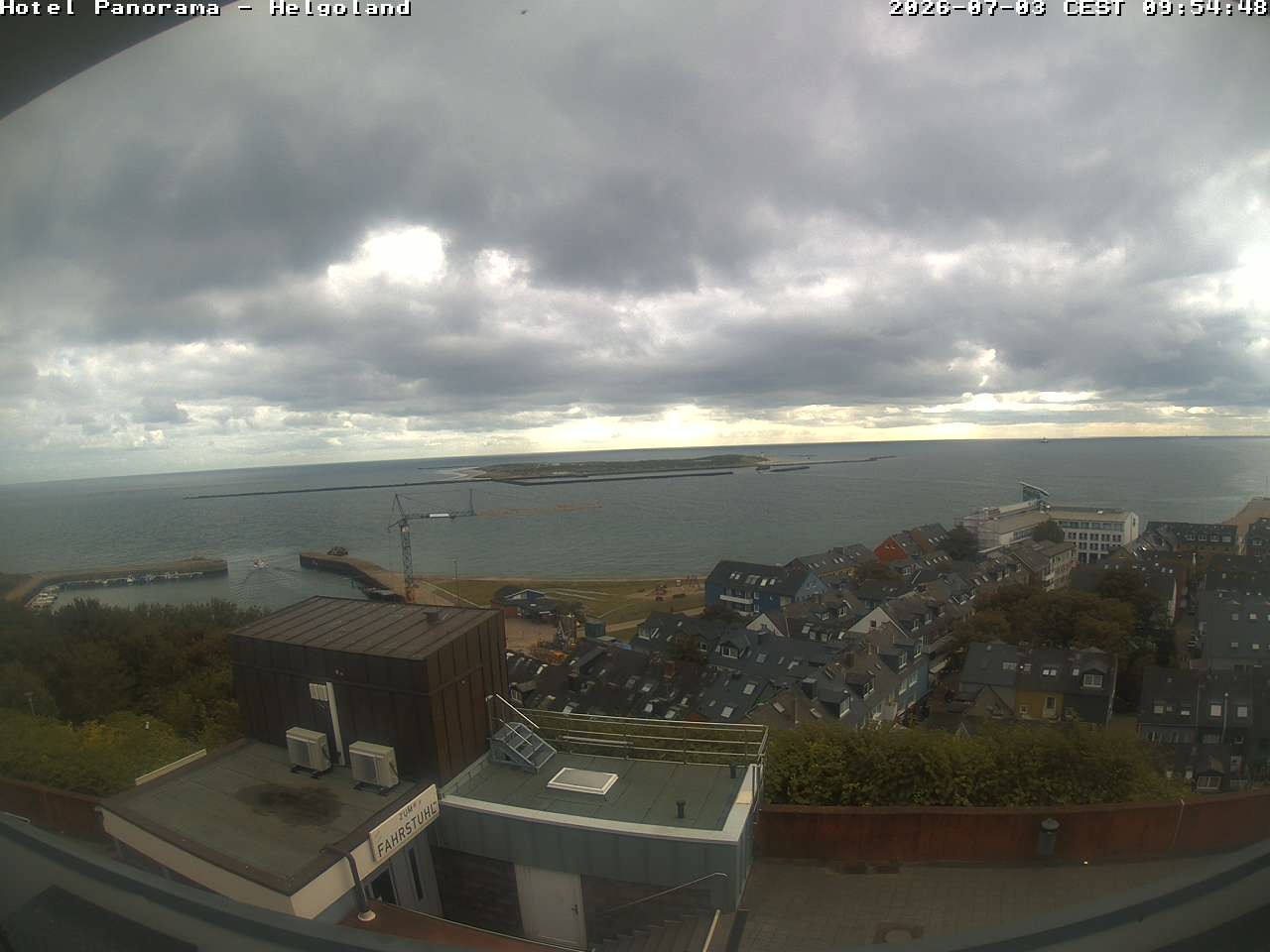 Archiv Foto Webcam Helgoland: Hotel Panorama