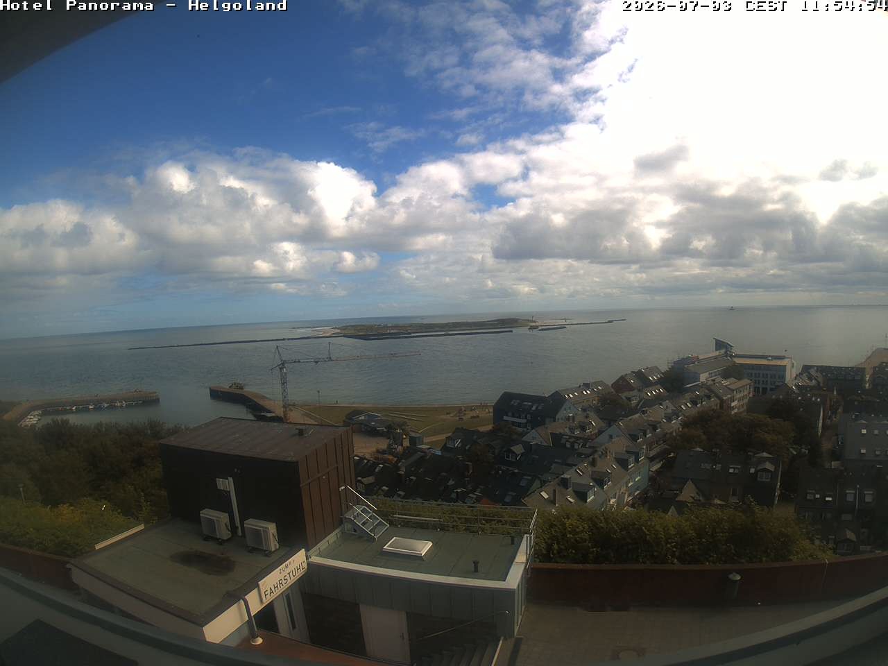 Archiv Foto Webcam Helgoland: Hotel Panorama