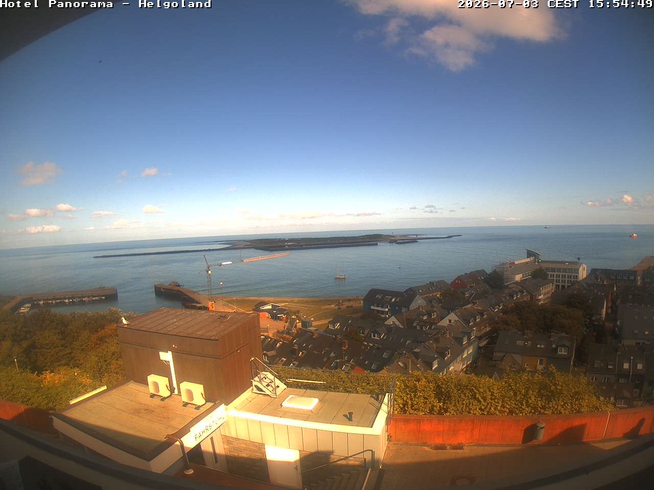 Archiv Foto Webcam Helgoland: Hotel Panorama