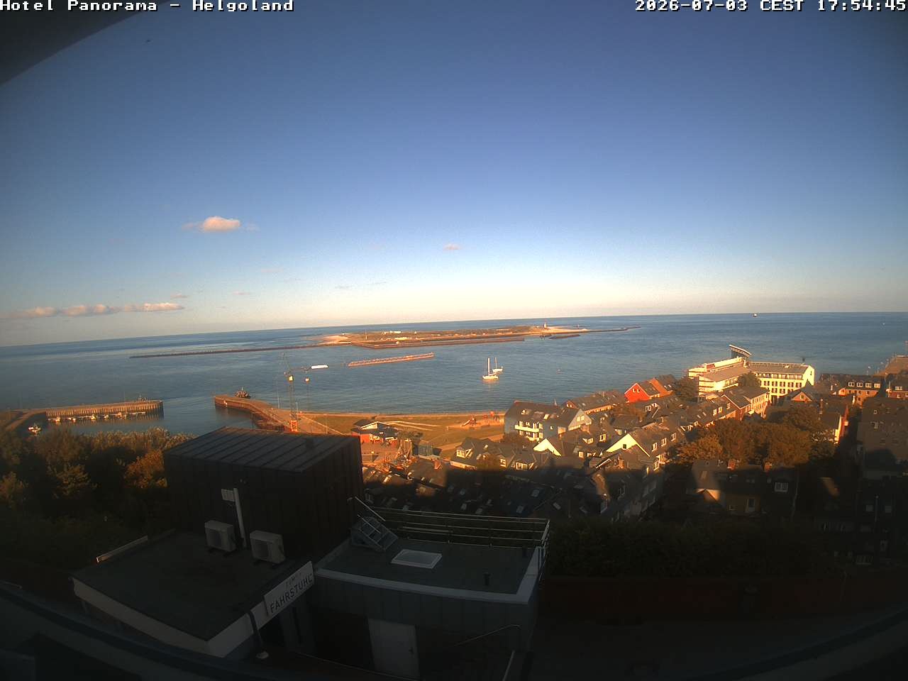 Archiv Foto Webcam Helgoland: Hotel Panorama