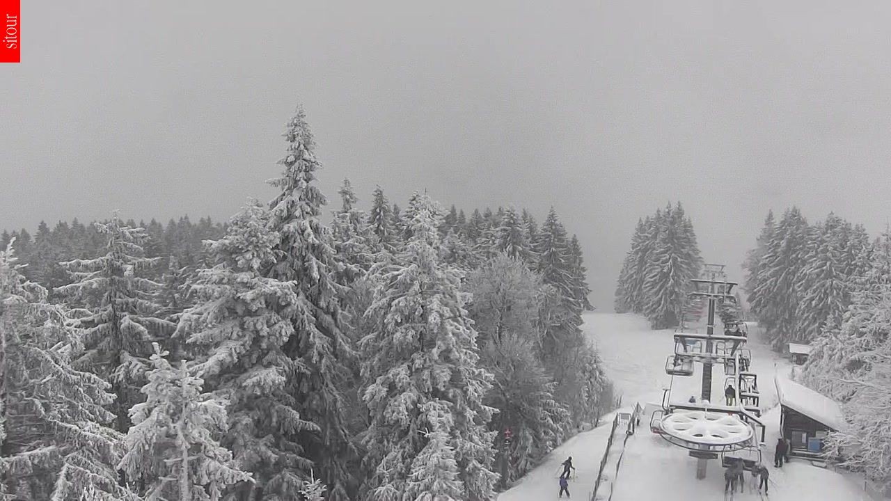 Archived image Webcam View from the top of the Špičák.