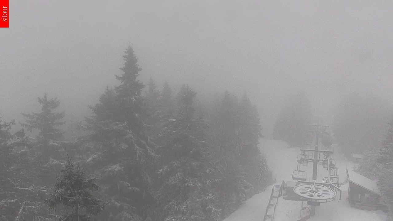 Archived image Webcam View from the top of the Špičák.