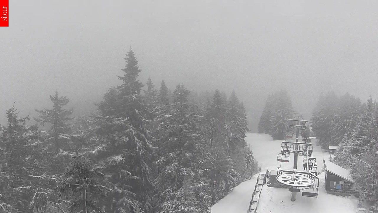 Archived image Webcam View from the top of the Špičák.