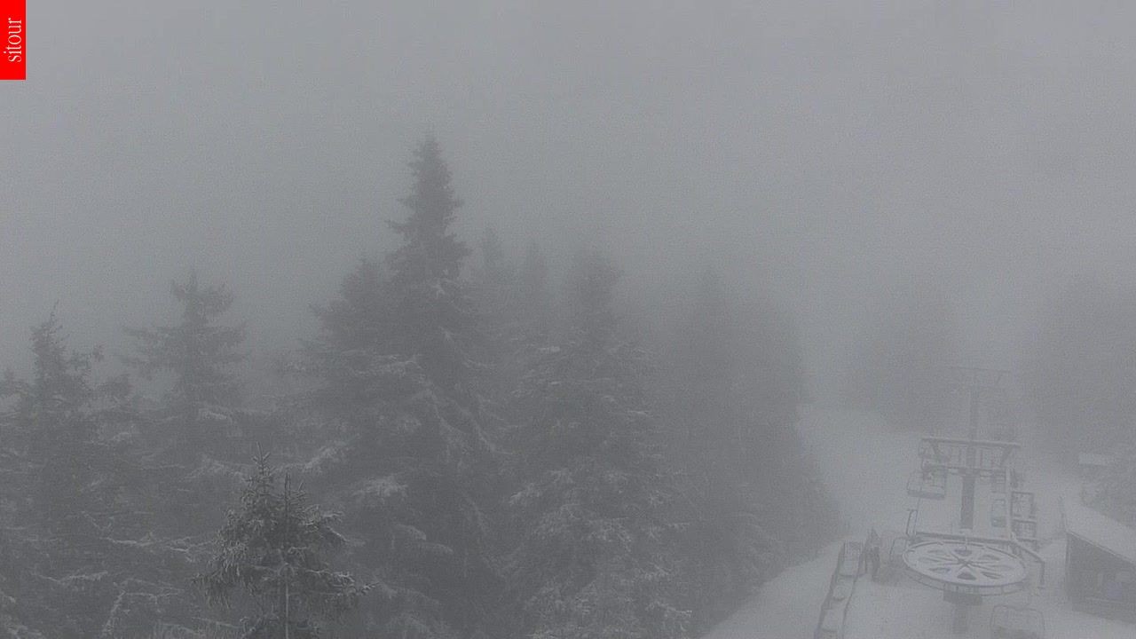 Archived image Webcam View from the top of the Špičák.