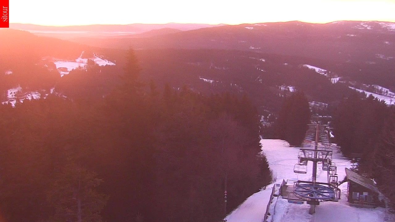 Archived image Webcam View from the top of the Špičák.