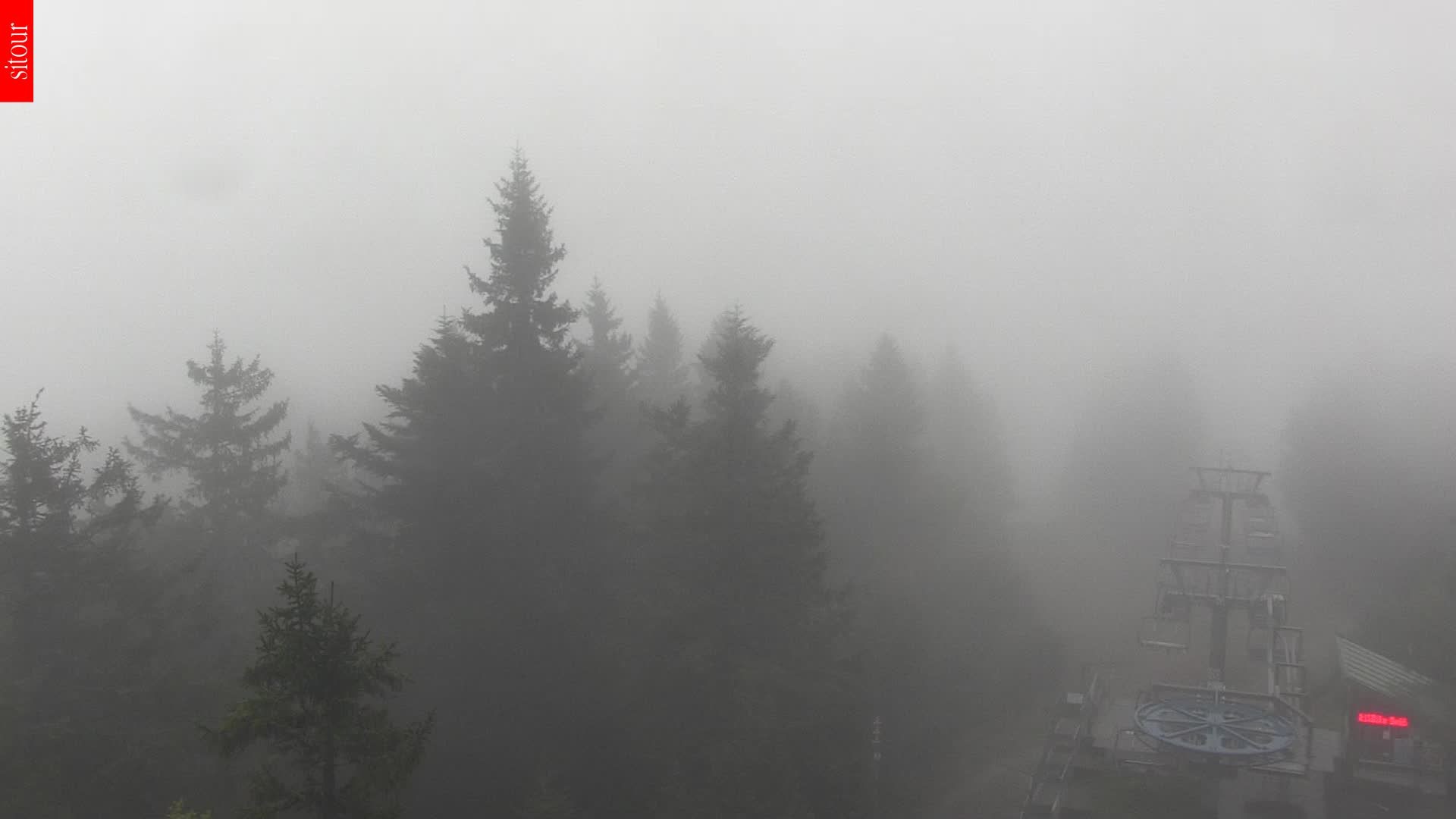 Archived image Webcam View from the top of the Špičák.