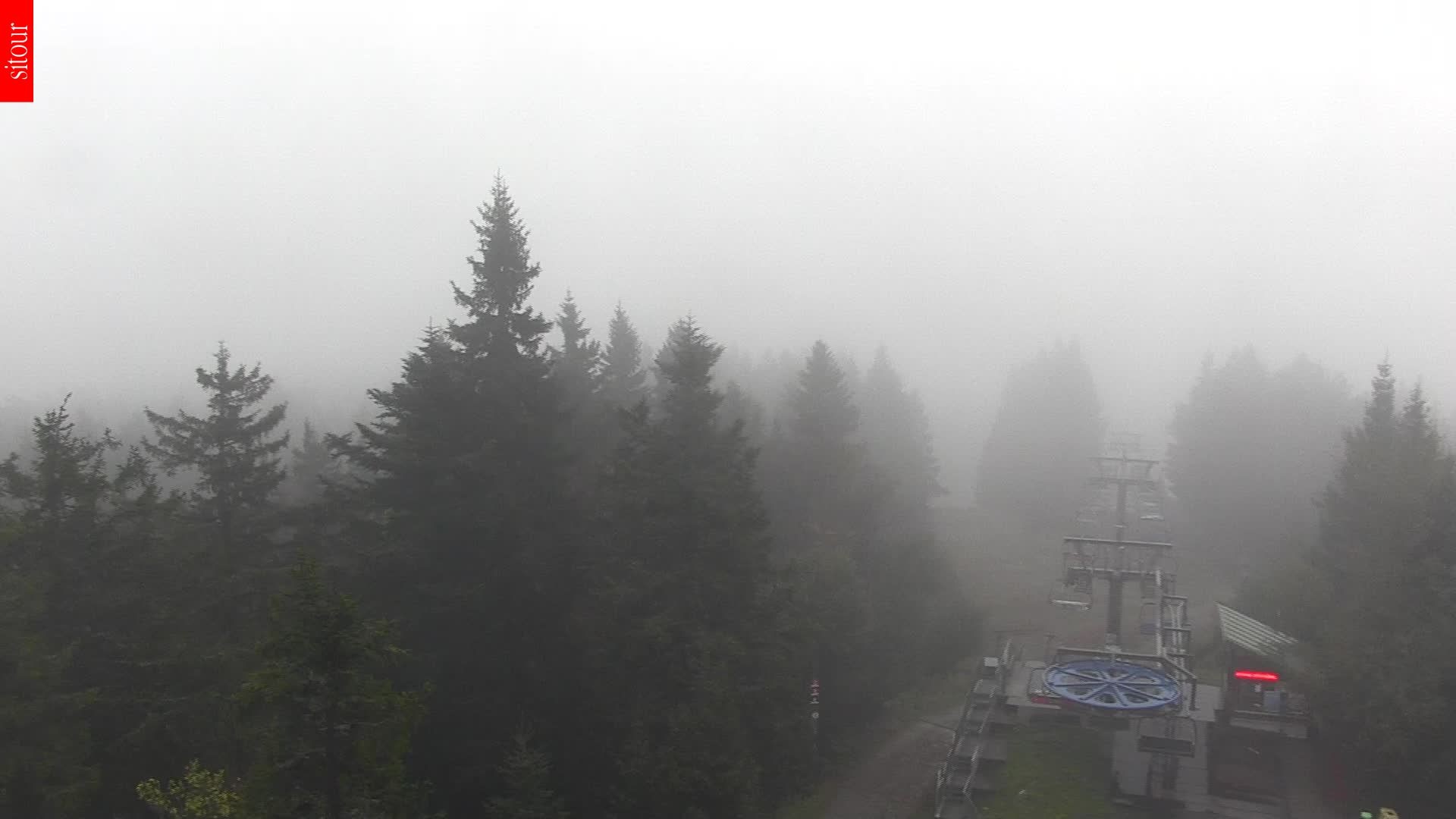 Archived image Webcam View from the top of the Špičák.