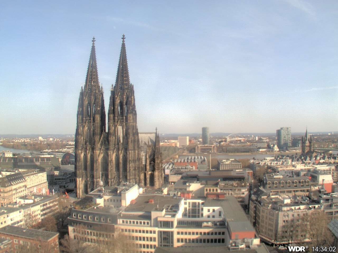 Archived image Webcam Cologne Cathedral