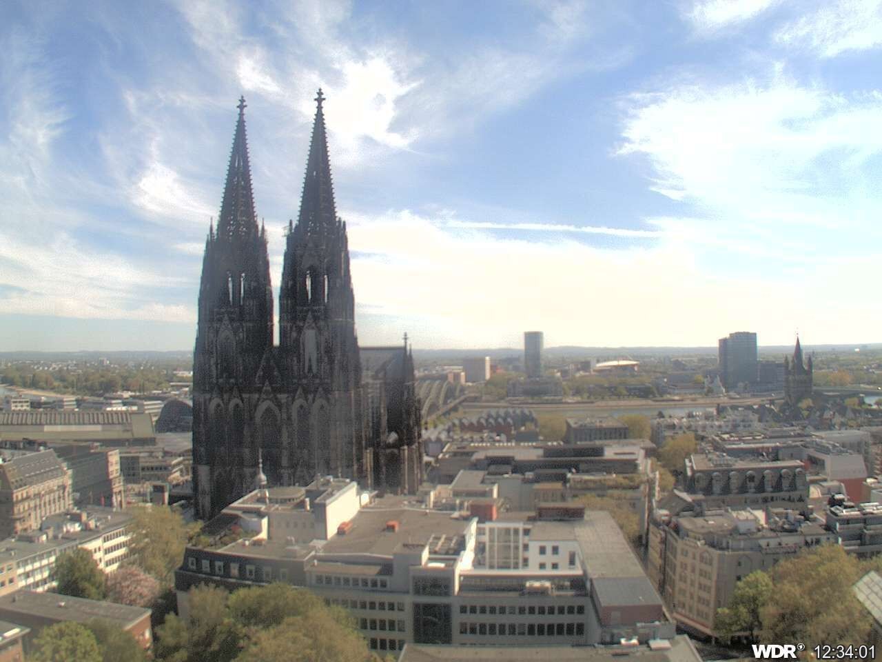 Archived image Webcam Cologne Cathedral