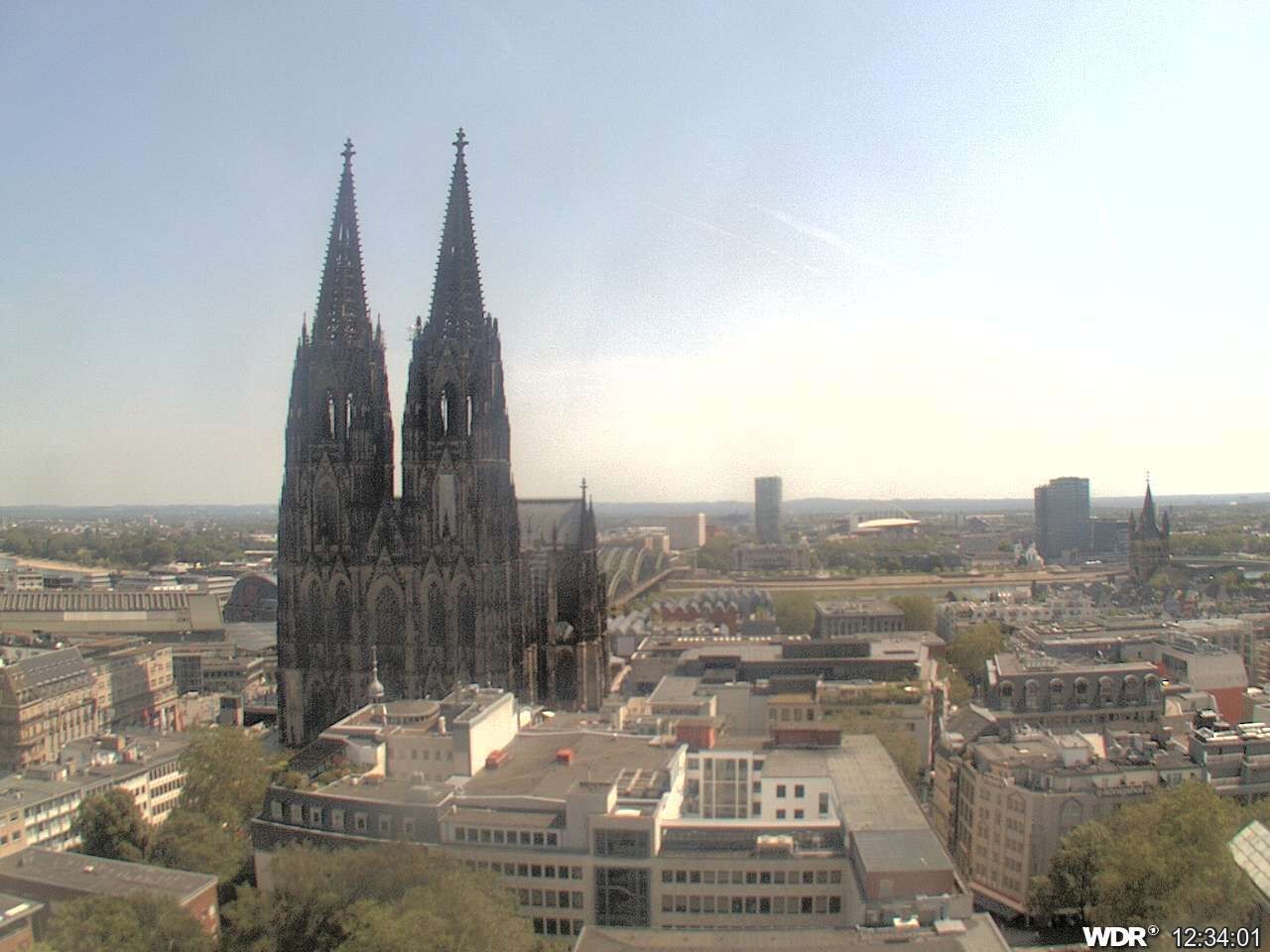 Archived image Webcam Cologne Cathedral