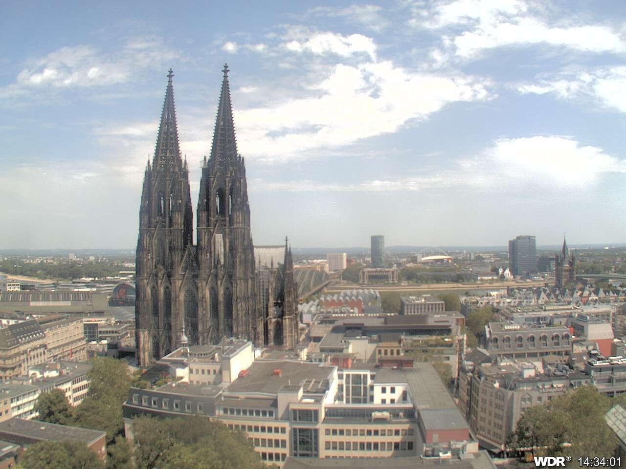Archived image Webcam Cologne Cathedral
