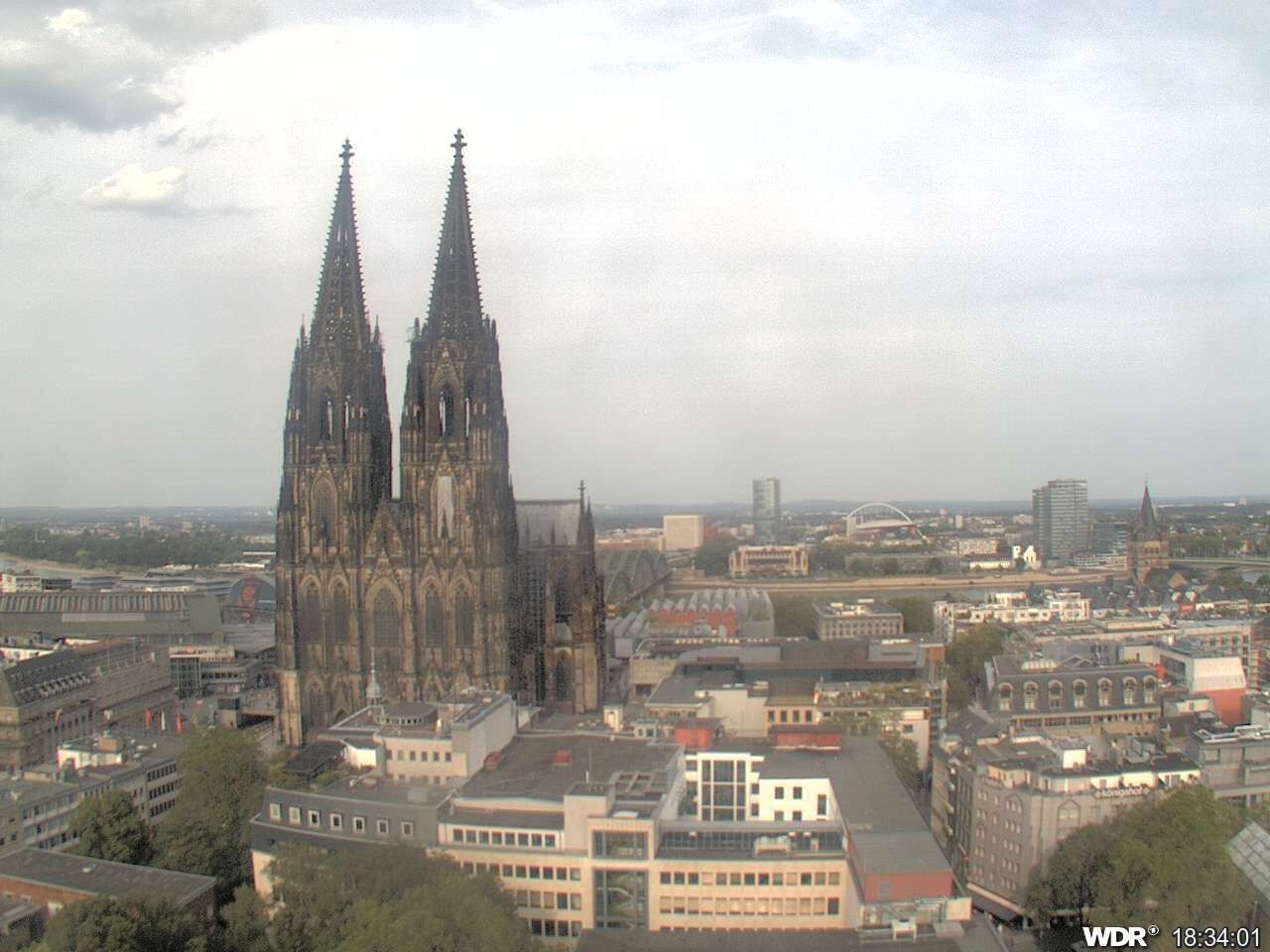 Archived image Webcam Cologne Cathedral