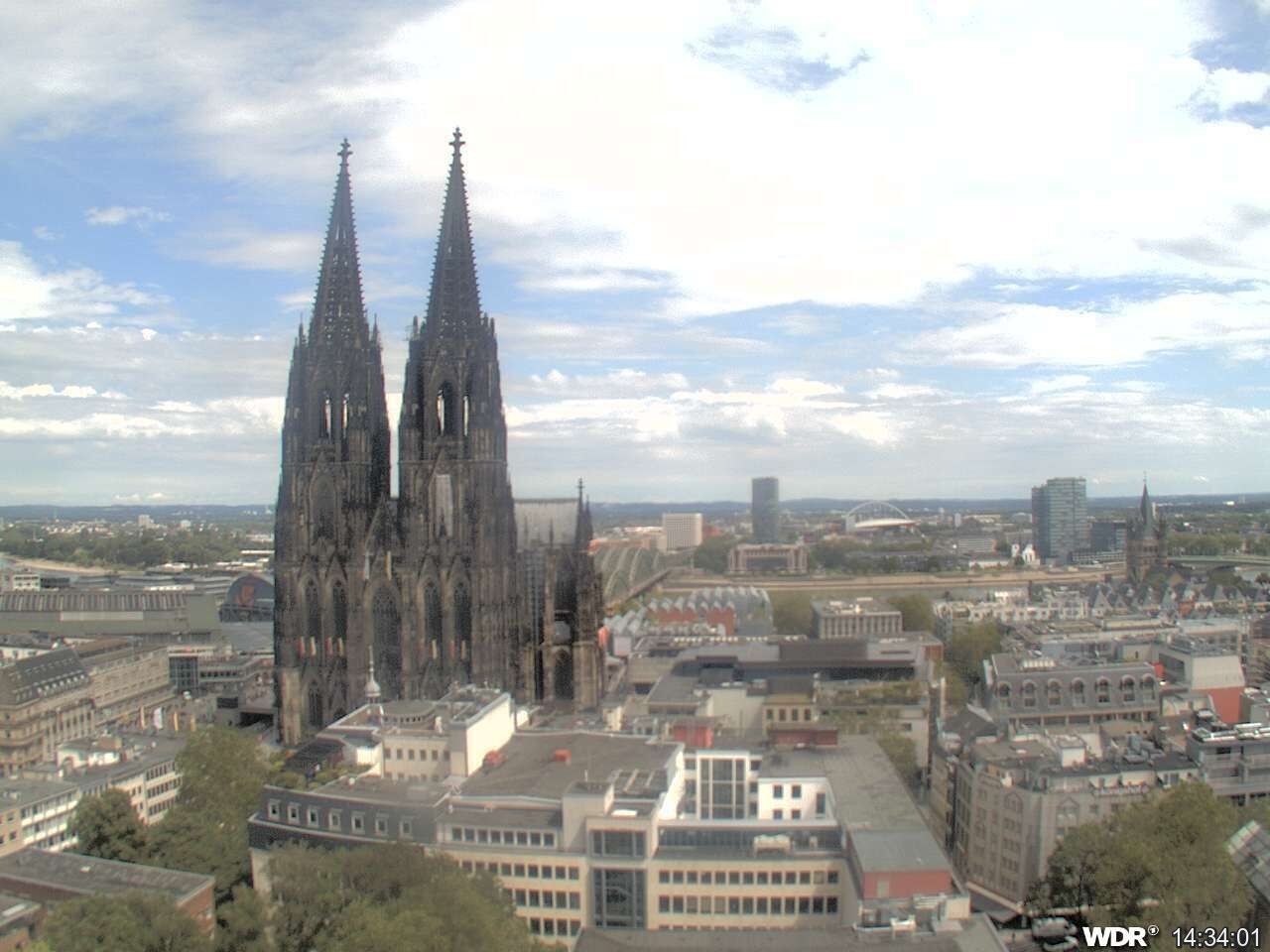 Archived image Webcam Cologne Cathedral