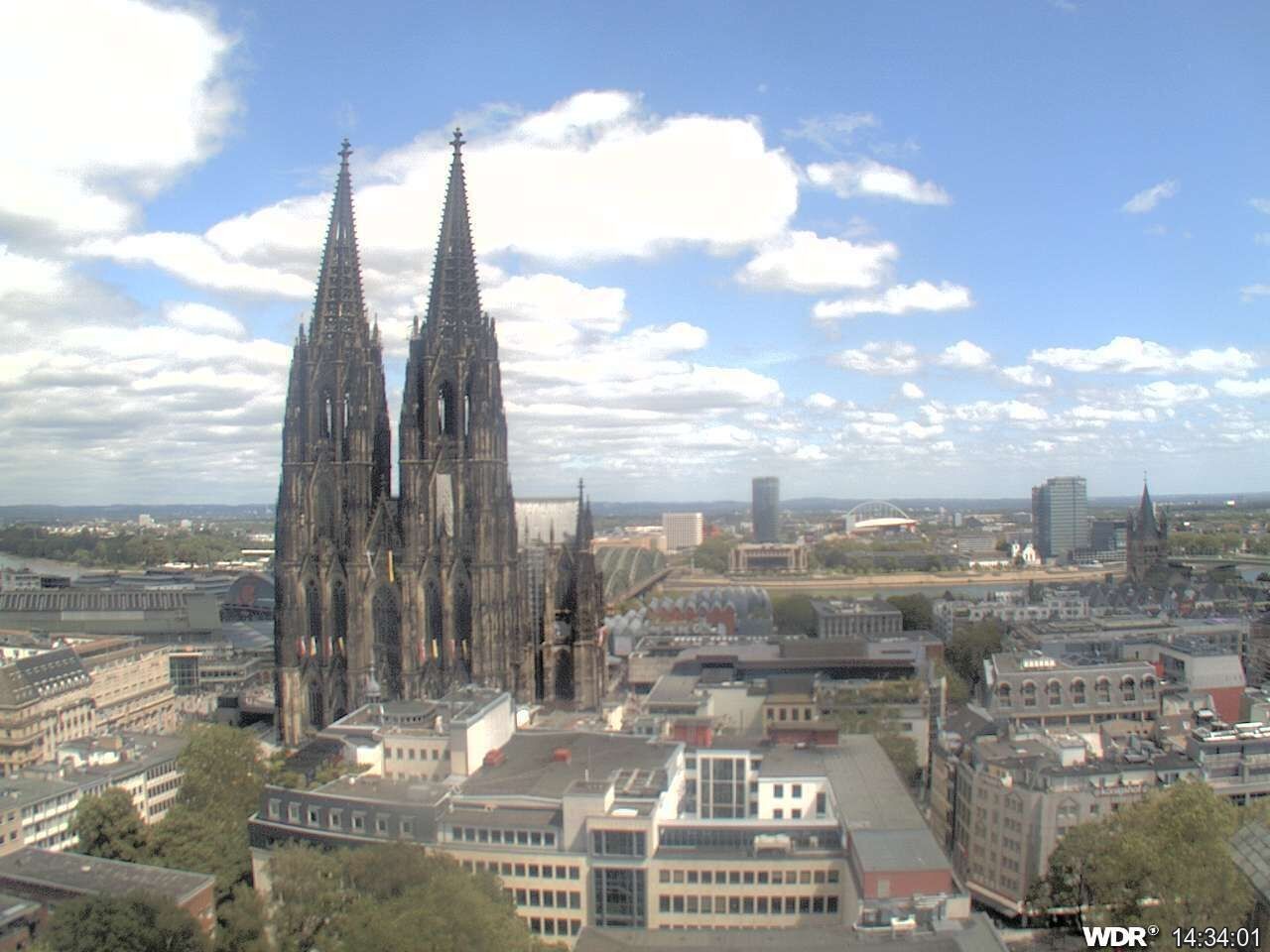Archived image Webcam Cologne Cathedral