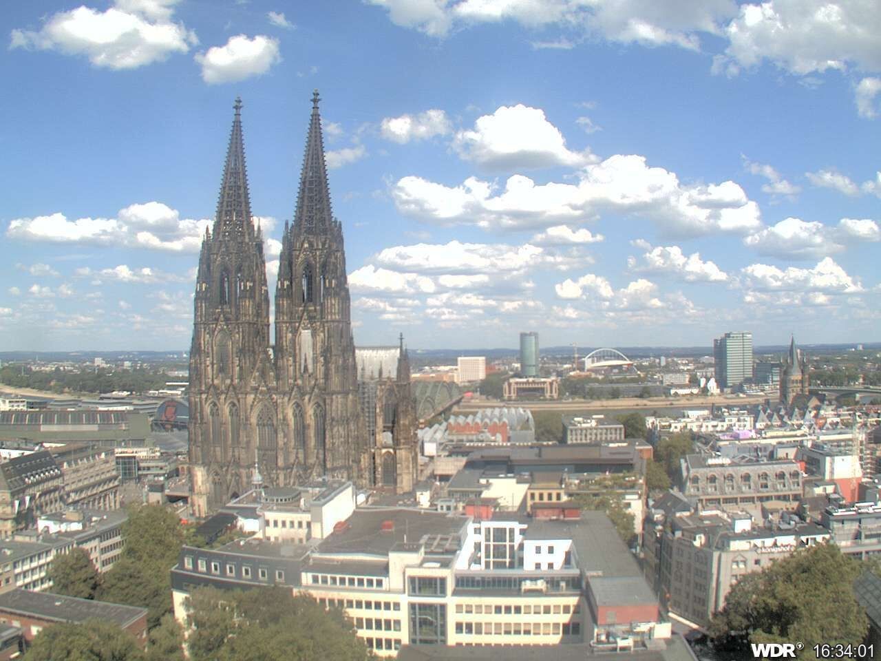 Archived image Webcam Cologne Cathedral