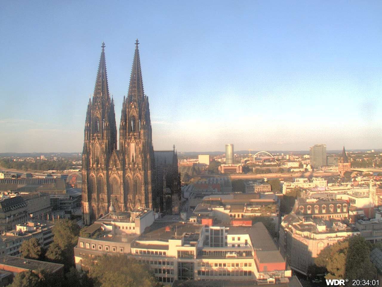 Archived image Webcam Cologne Cathedral