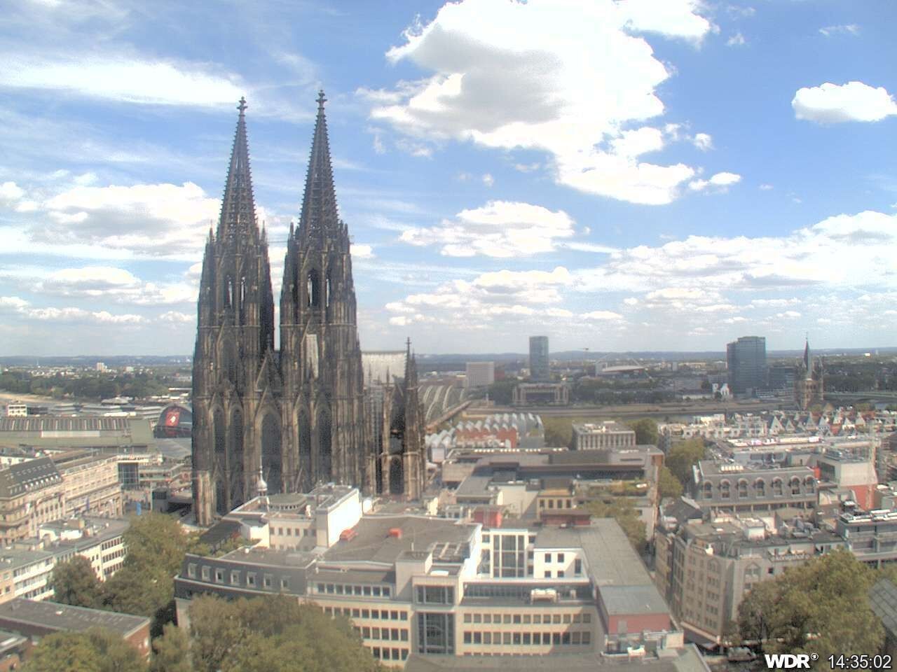 Archived image Webcam Cologne Cathedral