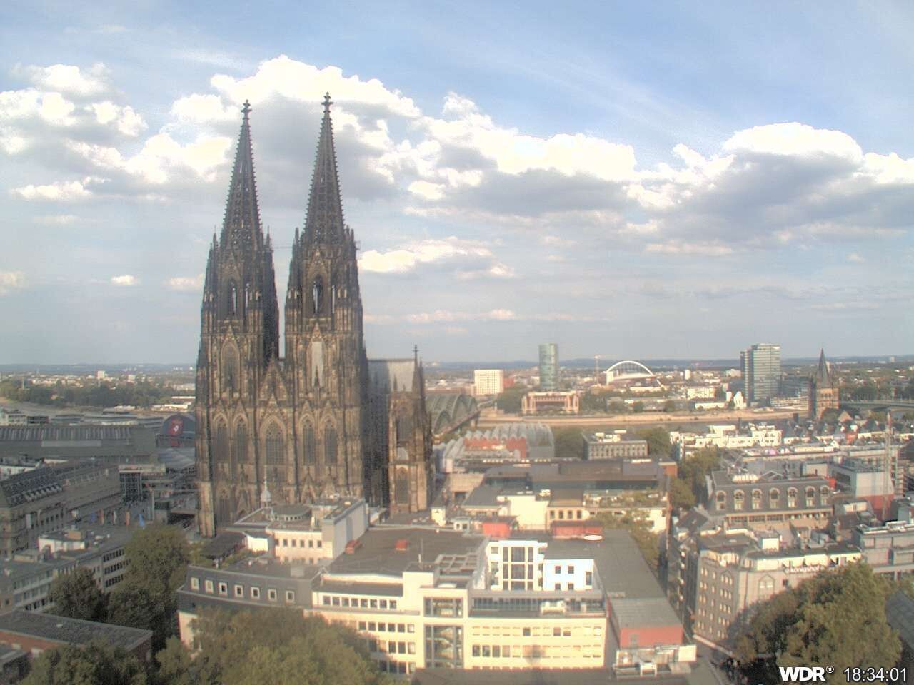 Archived image Webcam Cologne Cathedral