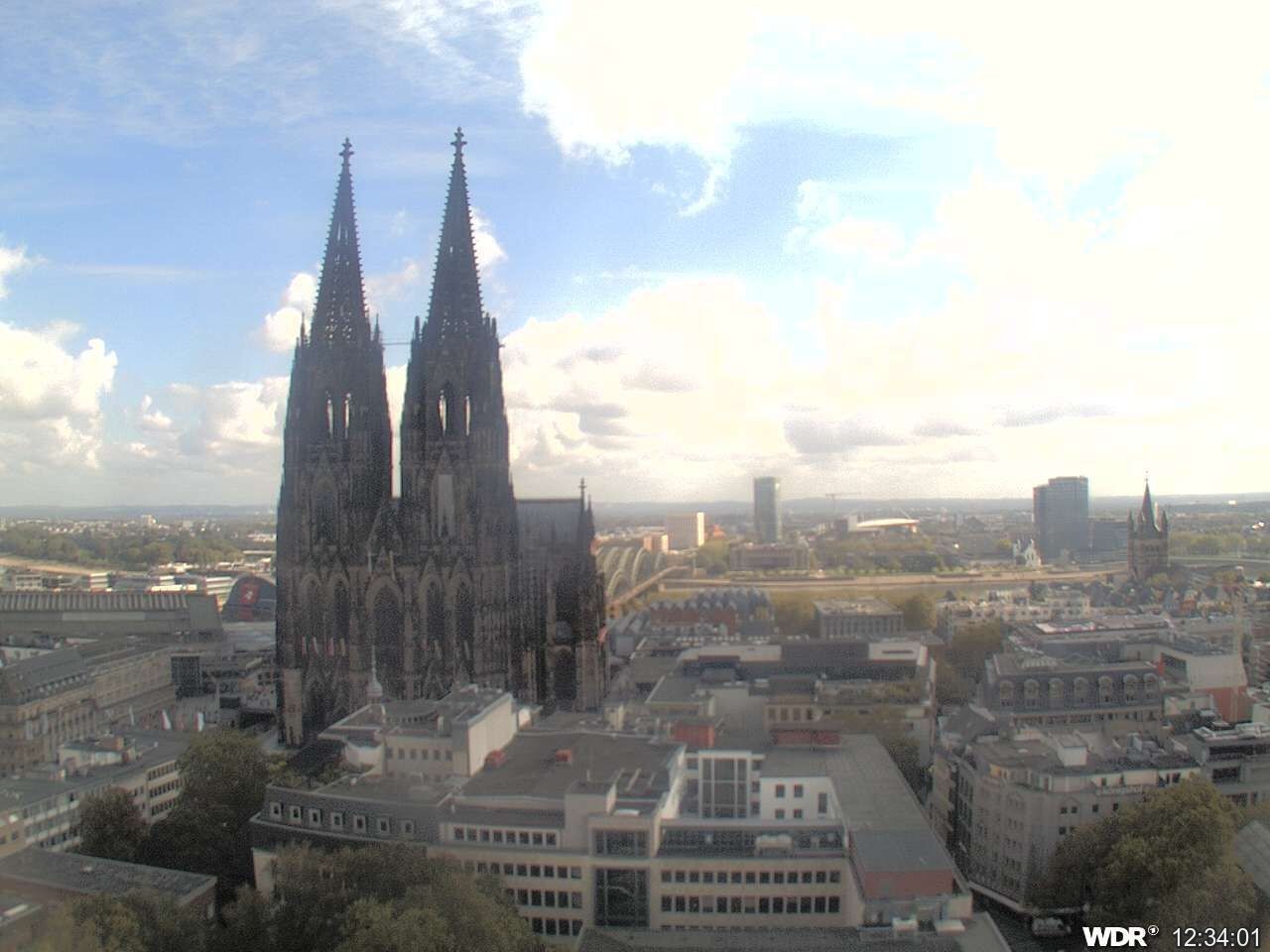 Archived image Webcam Cologne Cathedral