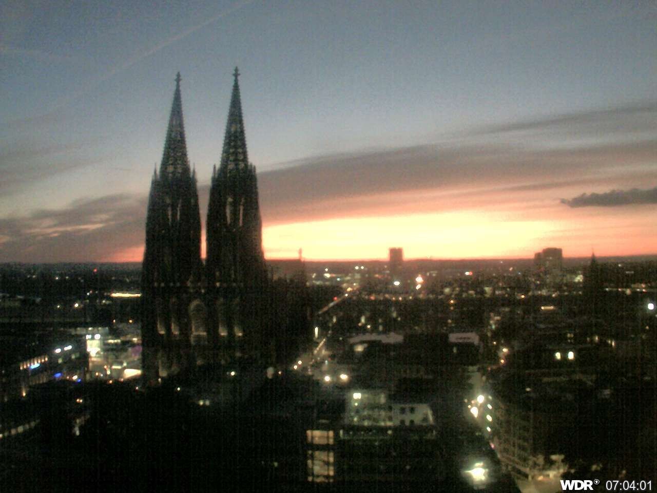 Archived image Webcam Cologne Cathedral