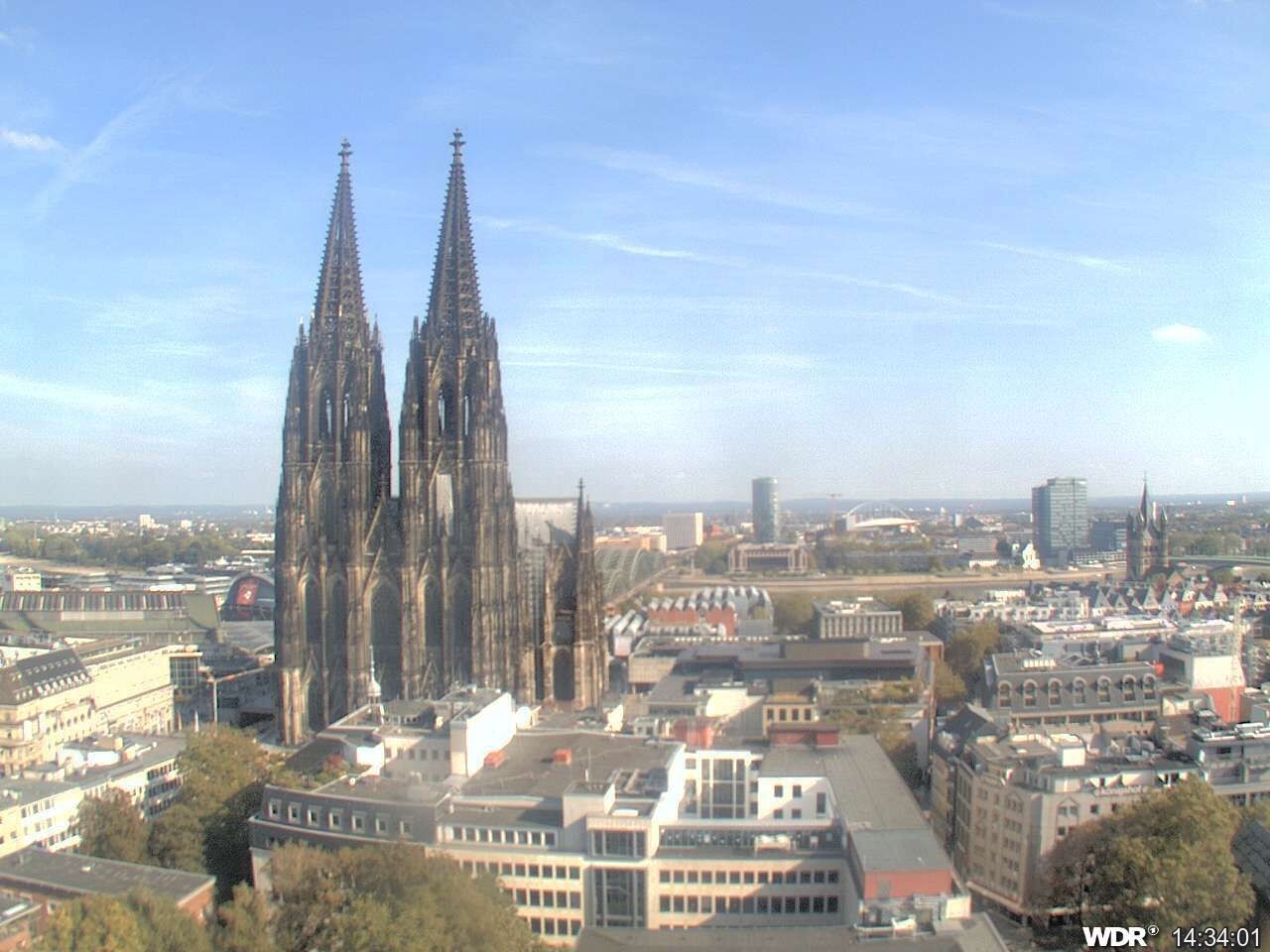 Archived image Webcam Cologne Cathedral
