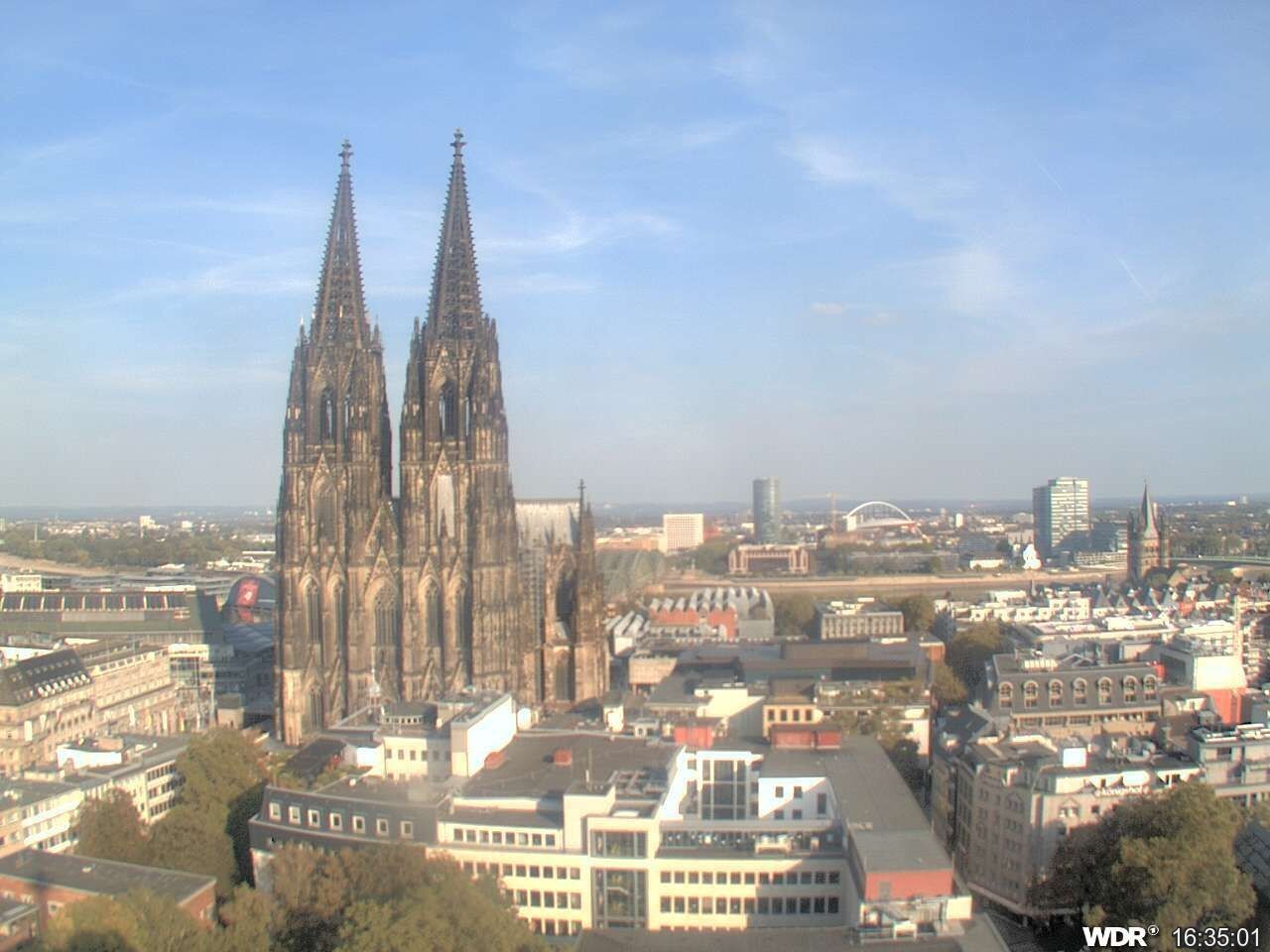 Archived image Webcam Cologne Cathedral