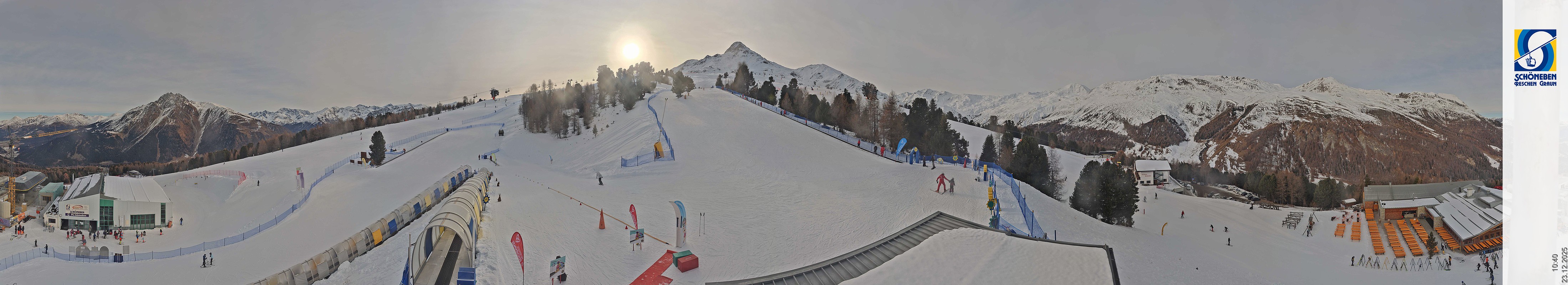 Archiv Foto Webcam Schöneben - Panoramablick von der Mittelstation