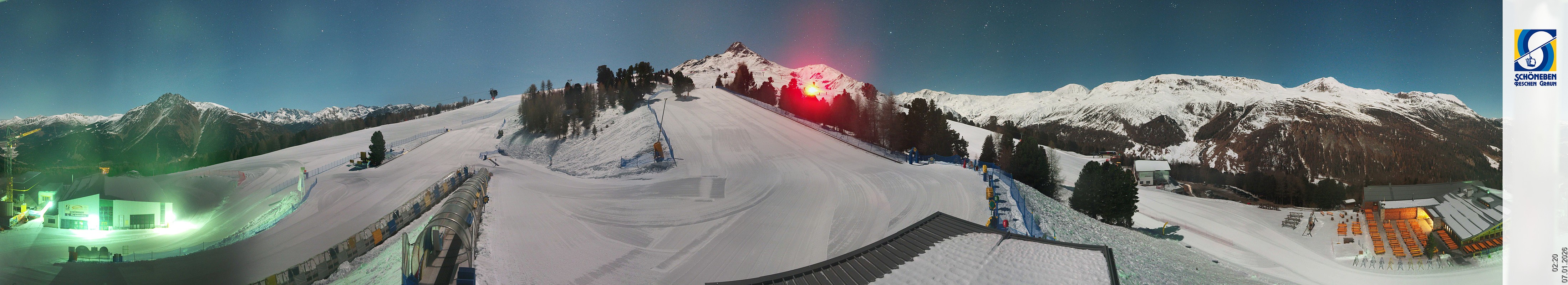 Archiv Foto Webcam Schöneben - Panoramablick von der Mittelstation