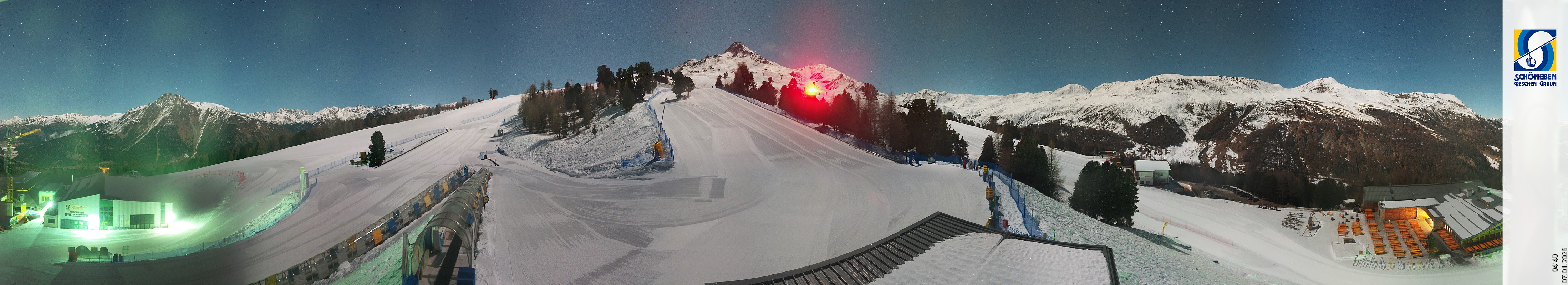 Archiv Foto Webcam Schöneben - Panoramablick von der Mittelstation