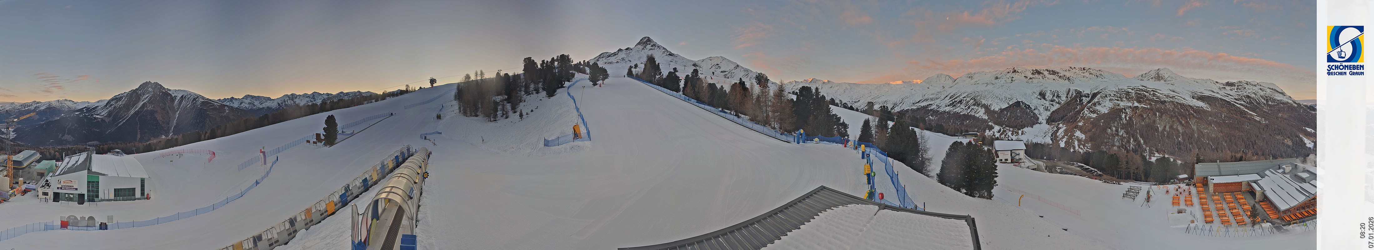 Archiv Foto Webcam Schöneben - Panoramablick von der Mittelstation