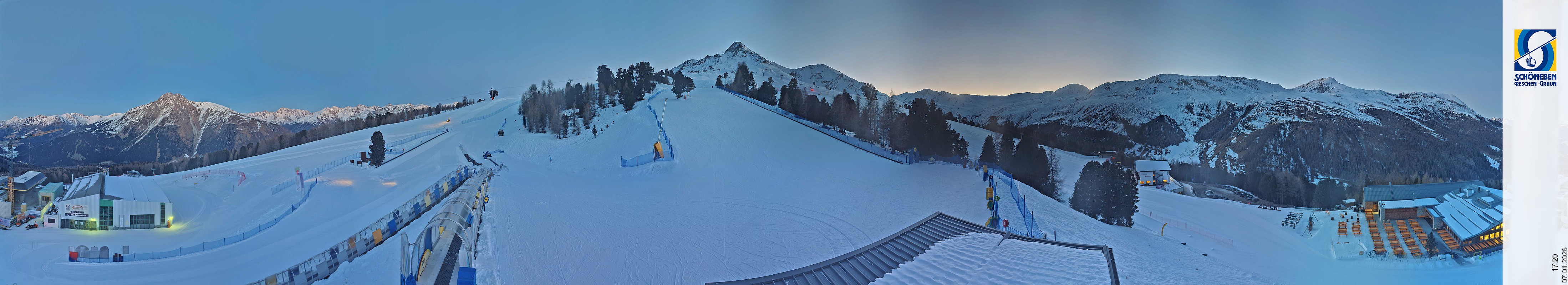Archiv Foto Webcam Schöneben - Panoramablick von der Mittelstation
