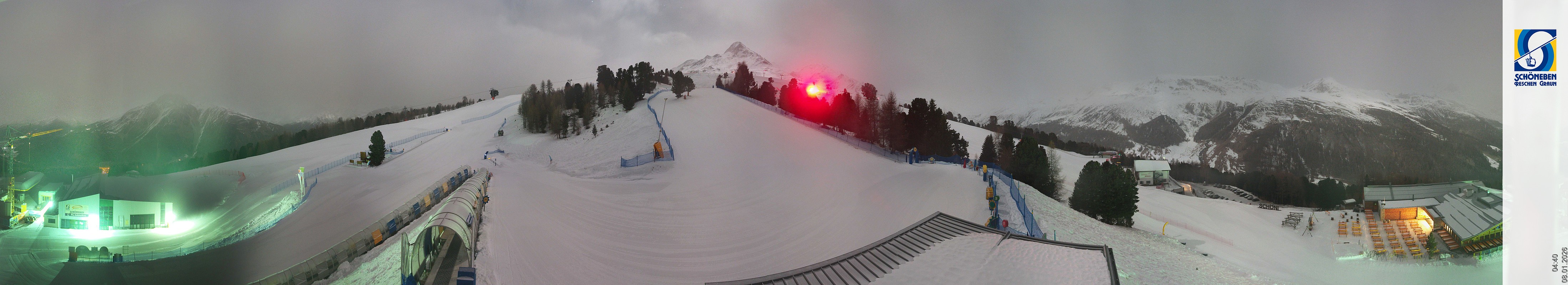 Archiv Foto Webcam Schöneben - Panoramablick von der Mittelstation