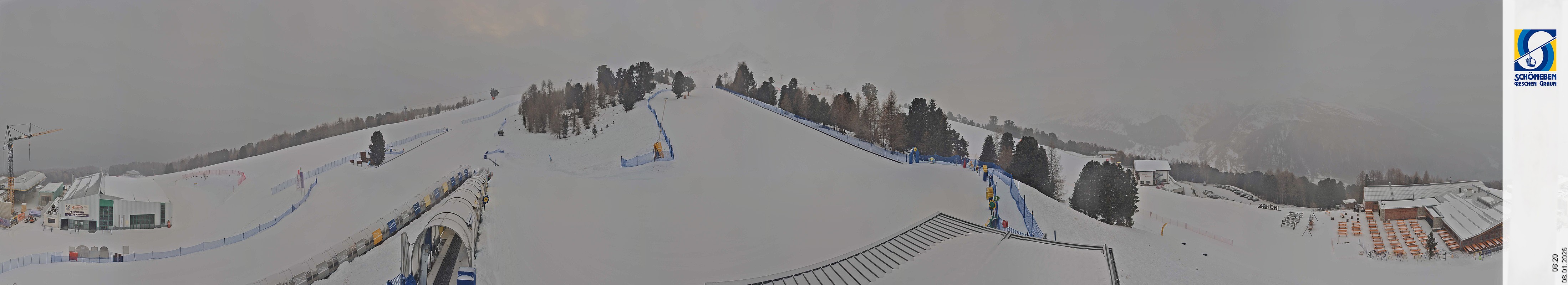 Archiv Foto Webcam Schöneben - Panoramablick von der Mittelstation