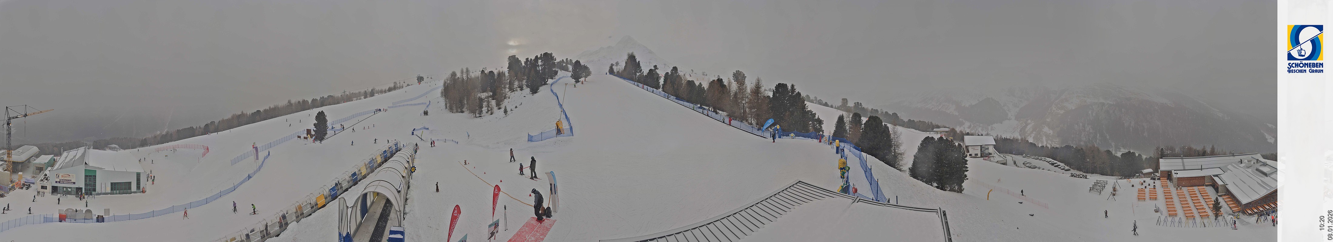 Archiv Foto Webcam Schöneben - Panoramablick von der Mittelstation