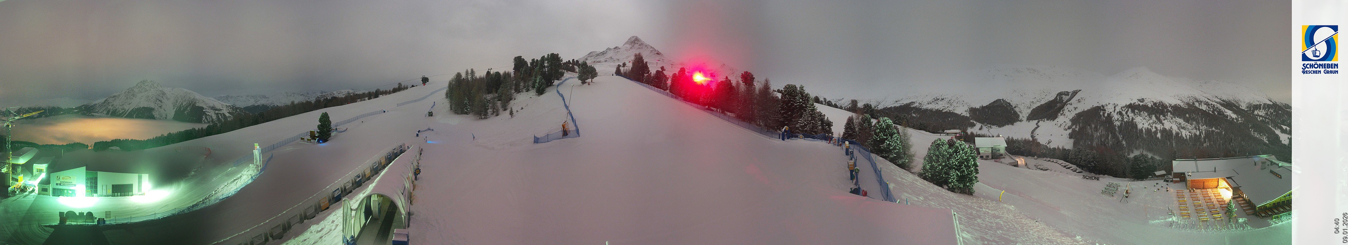 Archiv Foto Webcam Schöneben - Panoramablick von der Mittelstation