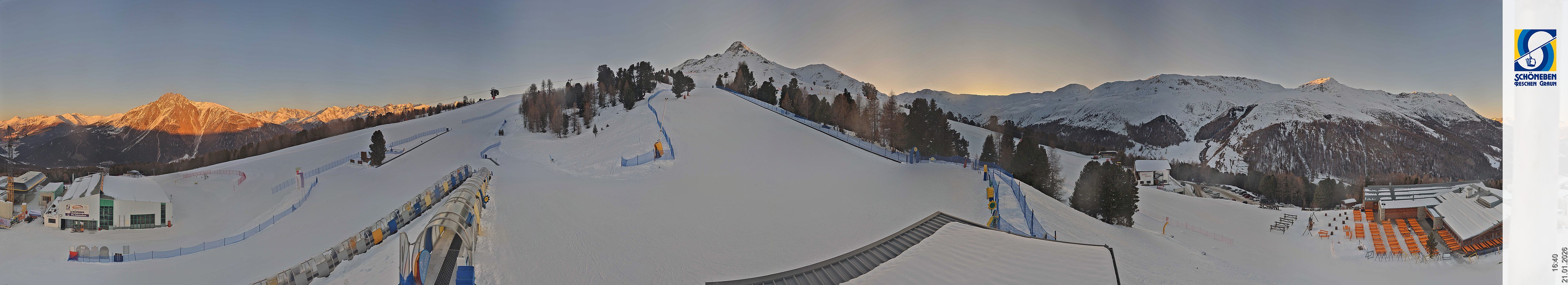 Archiv Foto Webcam Schöneben - Panoramablick von der Mittelstation