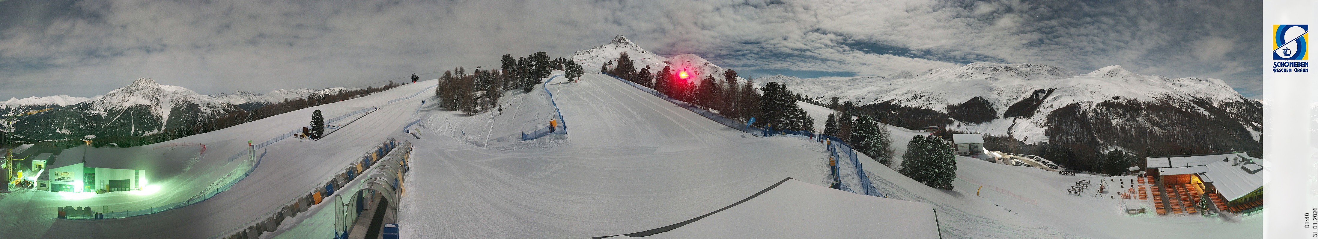 Archiv Foto Webcam Schöneben - Panoramablick von der Mittelstation