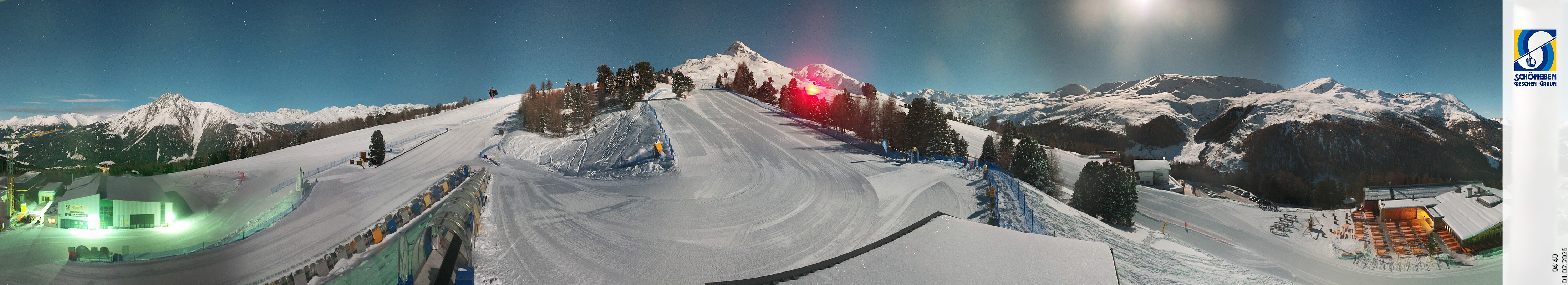 Archiv Foto Webcam Schöneben - Panoramablick von der Mittelstation