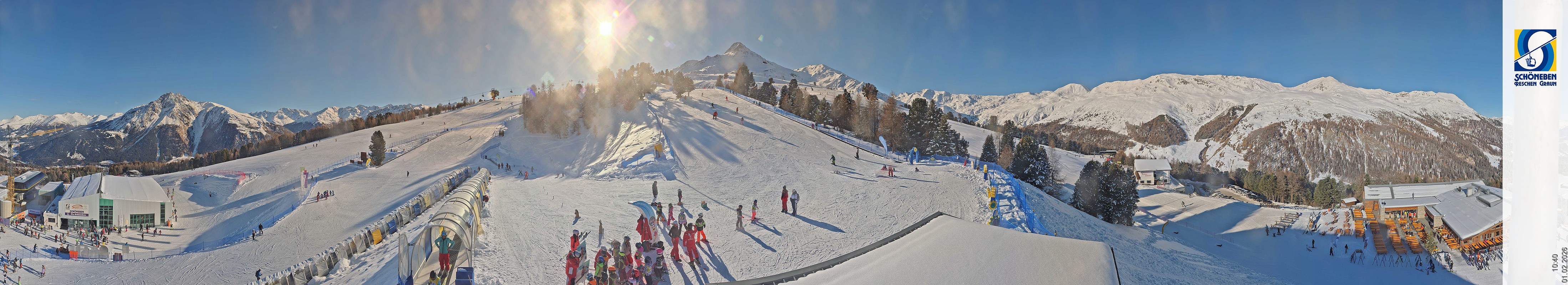 Archiv Foto Webcam Schöneben - Panoramablick von der Mittelstation