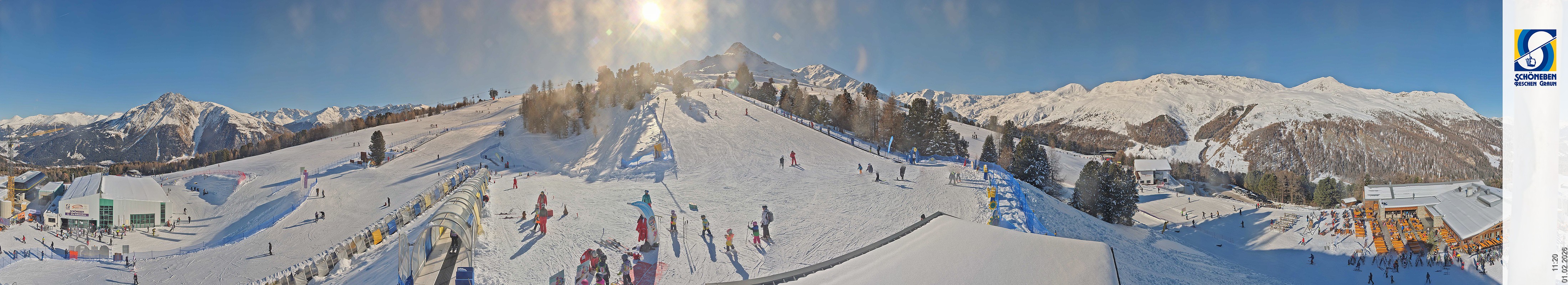 Archiv Foto Webcam Schöneben - Panoramablick von der Mittelstation