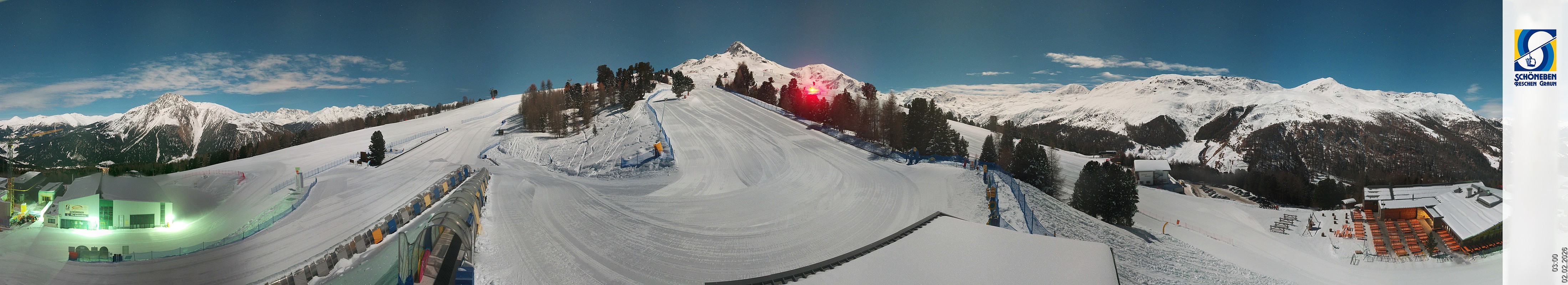Archiv Foto Webcam Schöneben - Panoramablick von der Mittelstation