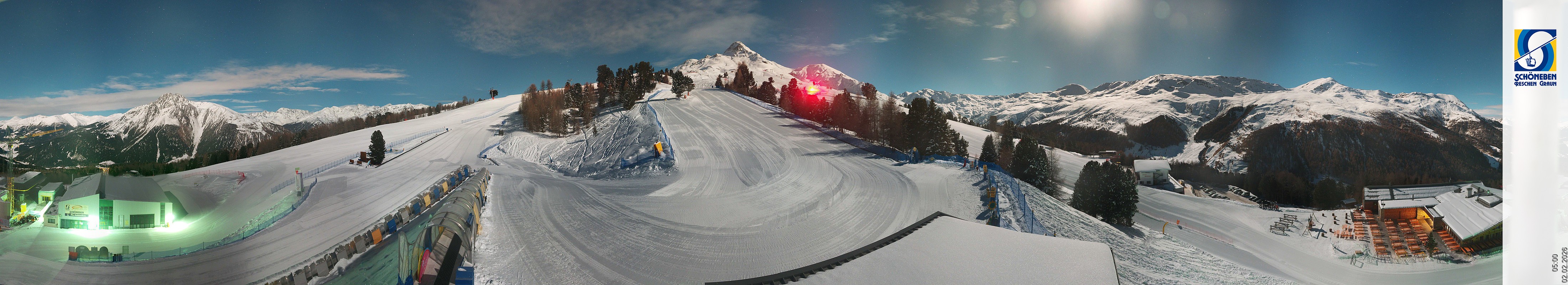Archiv Foto Webcam Schöneben - Panoramablick von der Mittelstation