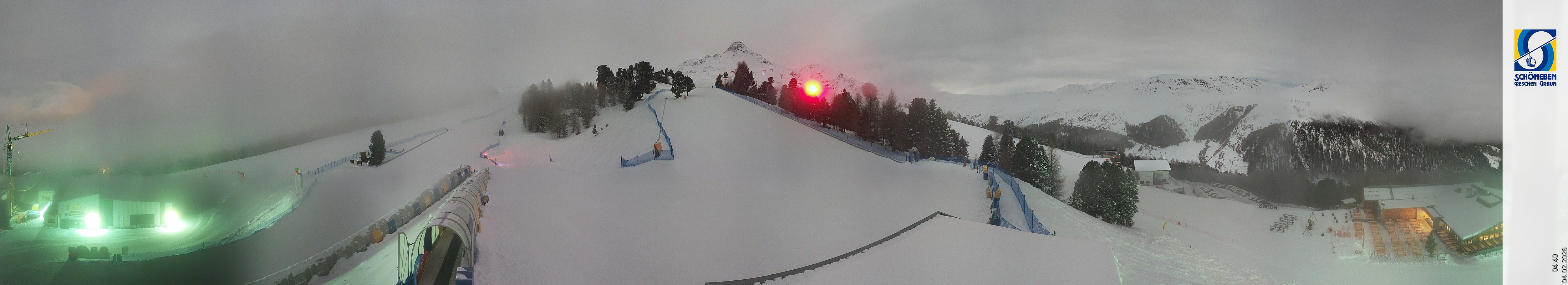 Archiv Foto Webcam Schöneben - Panoramablick von der Mittelstation