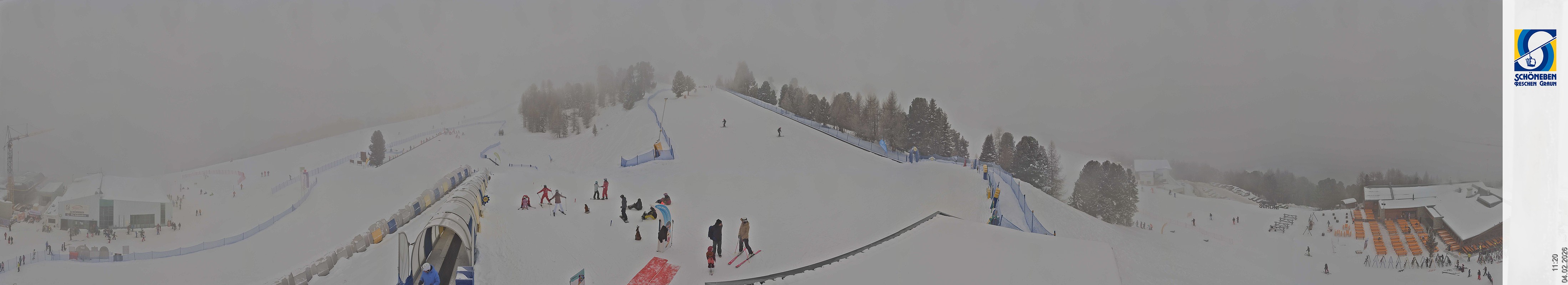 Archiv Foto Webcam Schöneben - Panoramablick von der Mittelstation