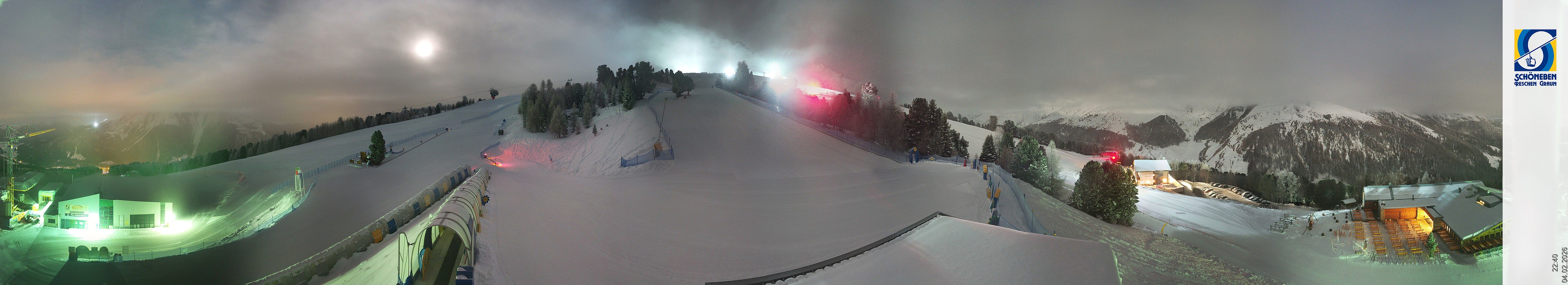 Archiv Foto Webcam Schöneben - Panoramablick von der Mittelstation