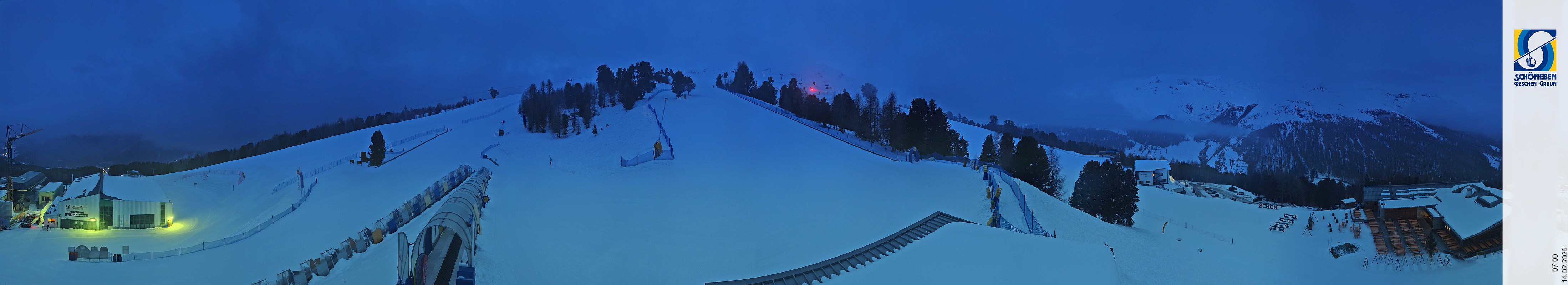 Archiv Foto Webcam Schöneben - Panoramablick von der Mittelstation