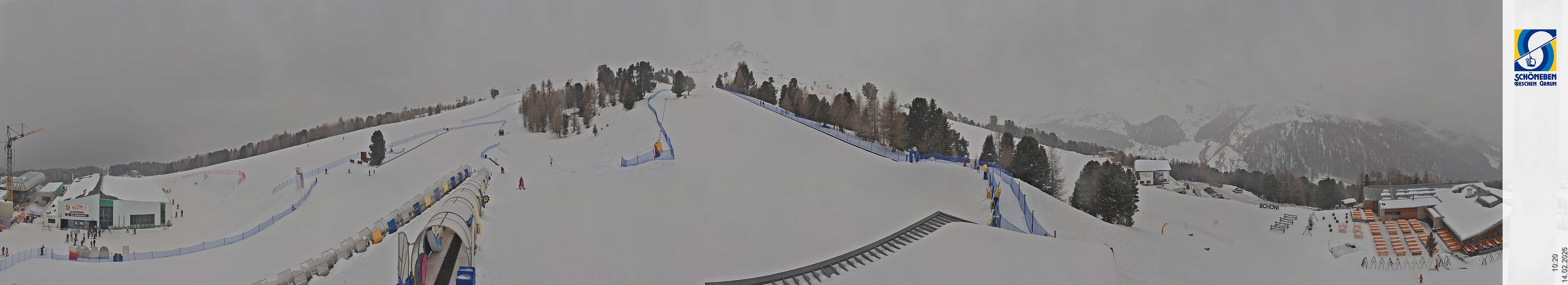 Archiv Foto Webcam Schöneben - Panoramablick von der Mittelstation