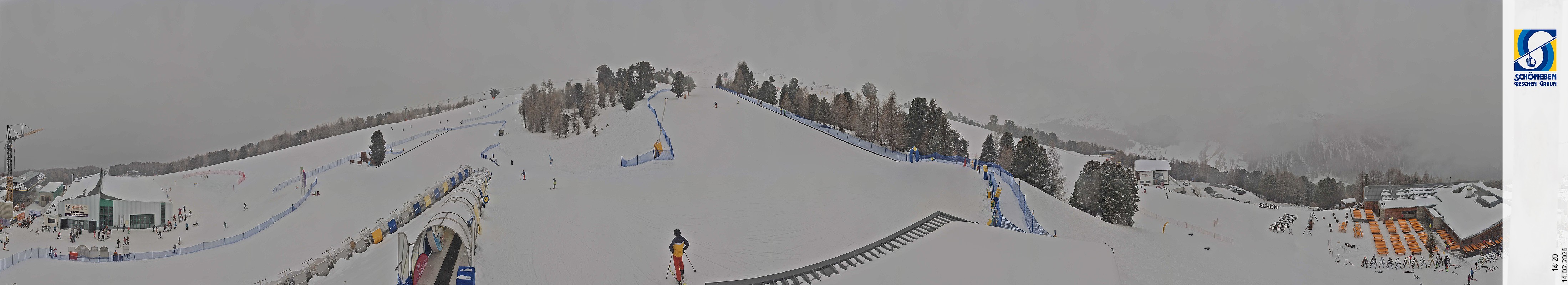 Archiv Foto Webcam Schöneben - Panoramablick von der Mittelstation