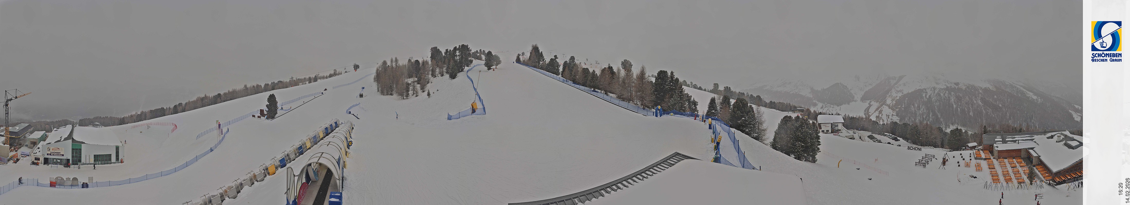 Archiv Foto Webcam Schöneben - Panoramablick von der Mittelstation