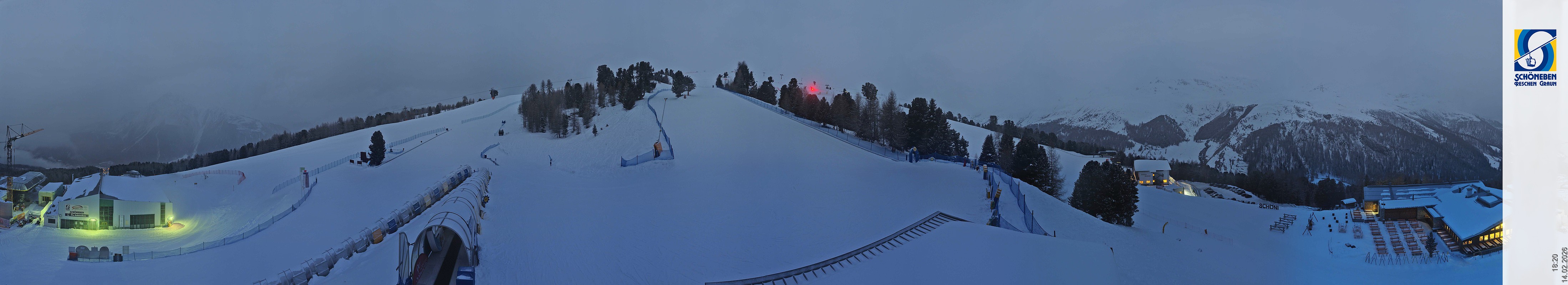 Archiv Foto Webcam Schöneben - Panoramablick von der Mittelstation